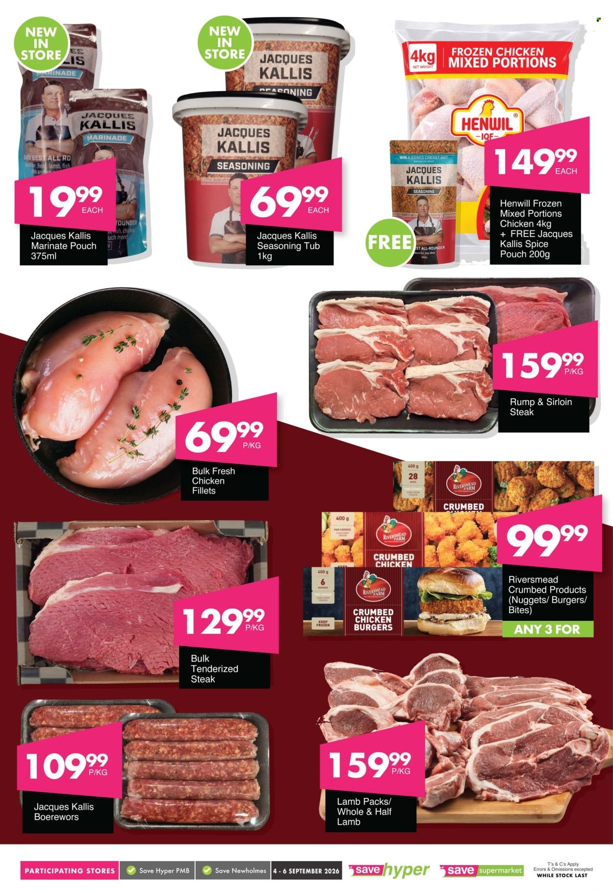 SAVE specials - From Friday 4 Sept 2026