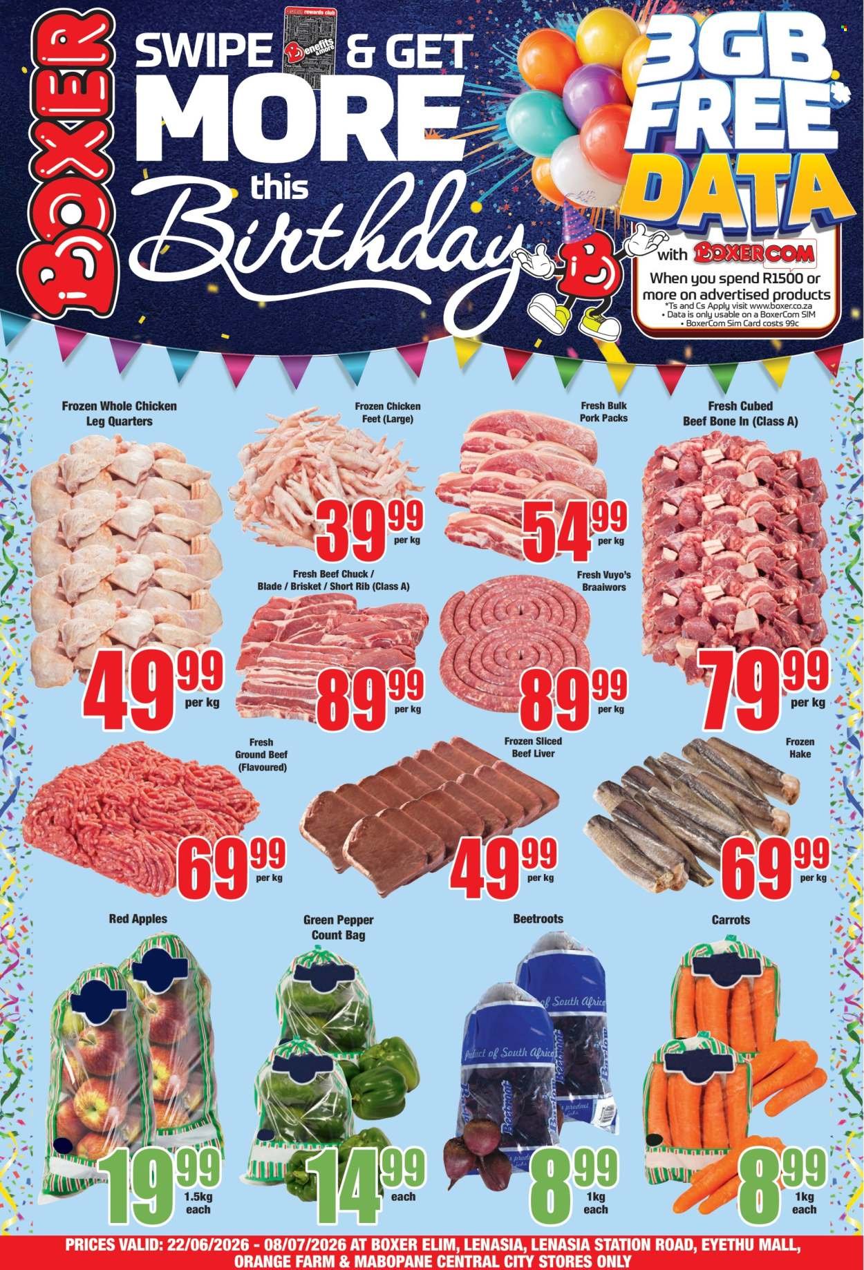 BOXER specials - Elim June ME
