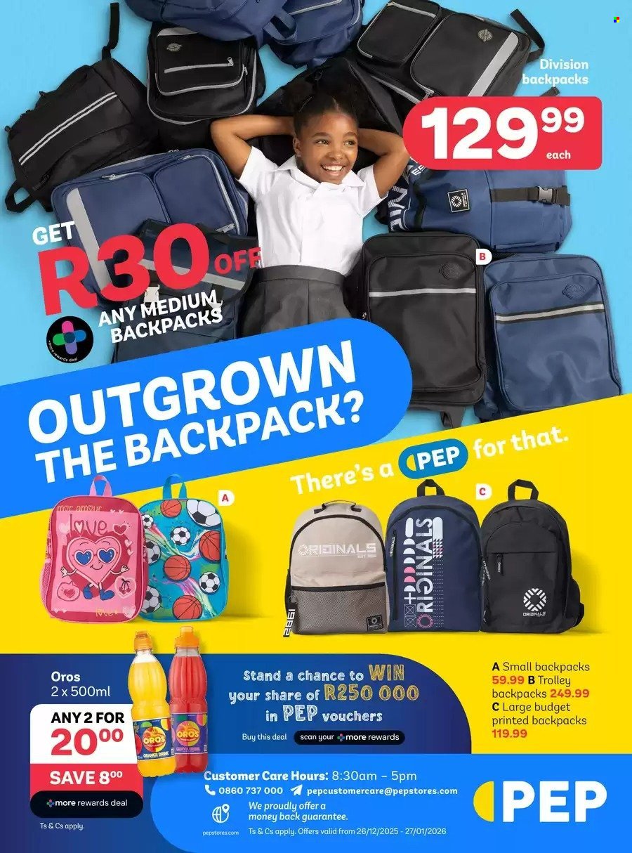 PEP STORES specials - Buy a full uniform and get R99 off (2025-12-29 - 2026-01-03) | 6