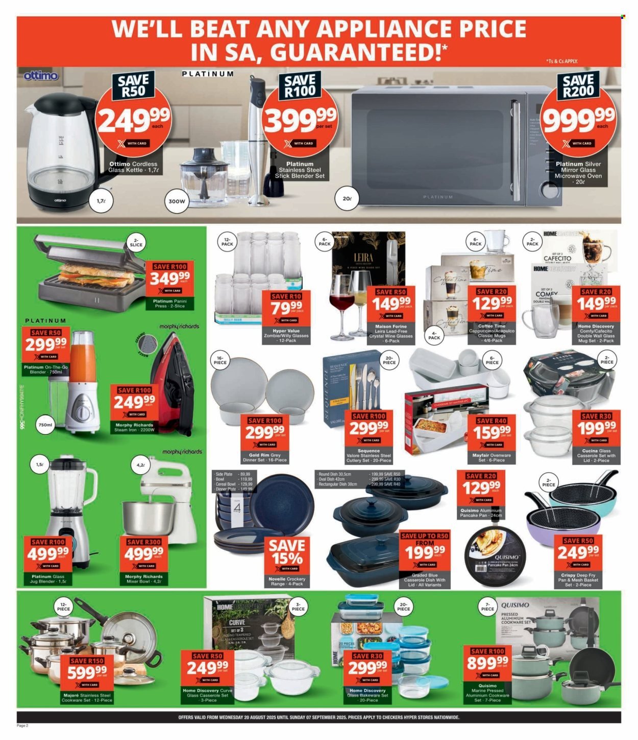 CHECKERS specials - Price Drop Promotion (2025-08-20 - 2025-09-07) | 2
