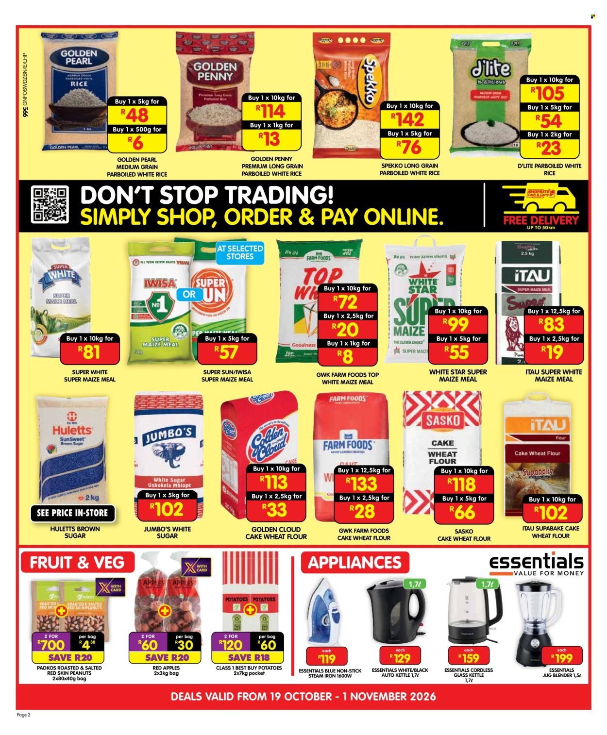 SHOPRITE specials - Cash & Carry Month End Bulk Savings Gauteng