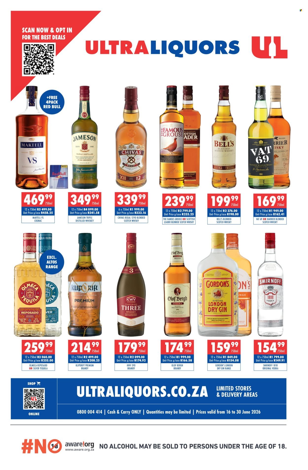 ULTRA LIQUORS specials - From Tuesday 16 Jun 2026