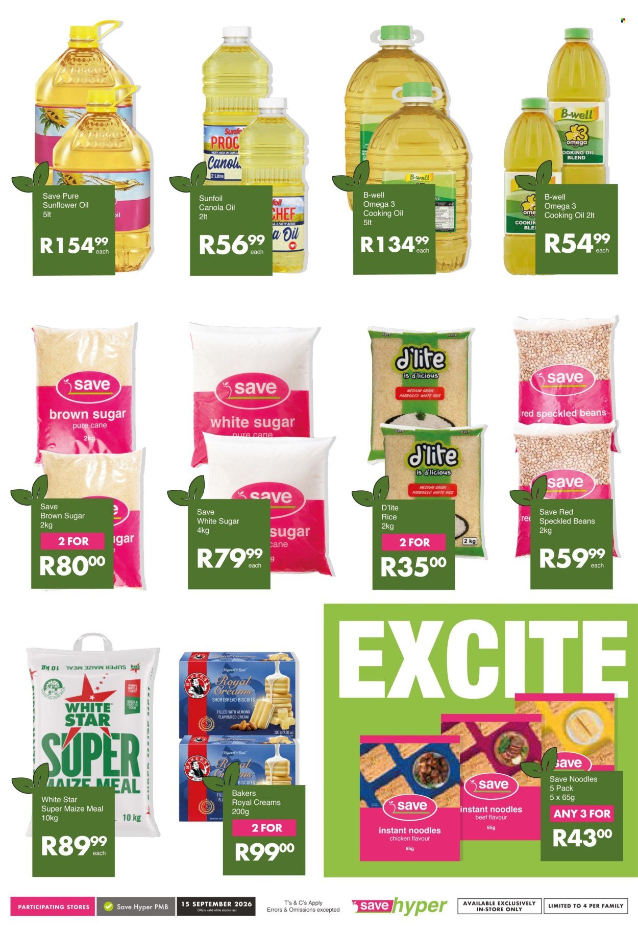 SAVE specials - From Tuesday 15 Sept 2026