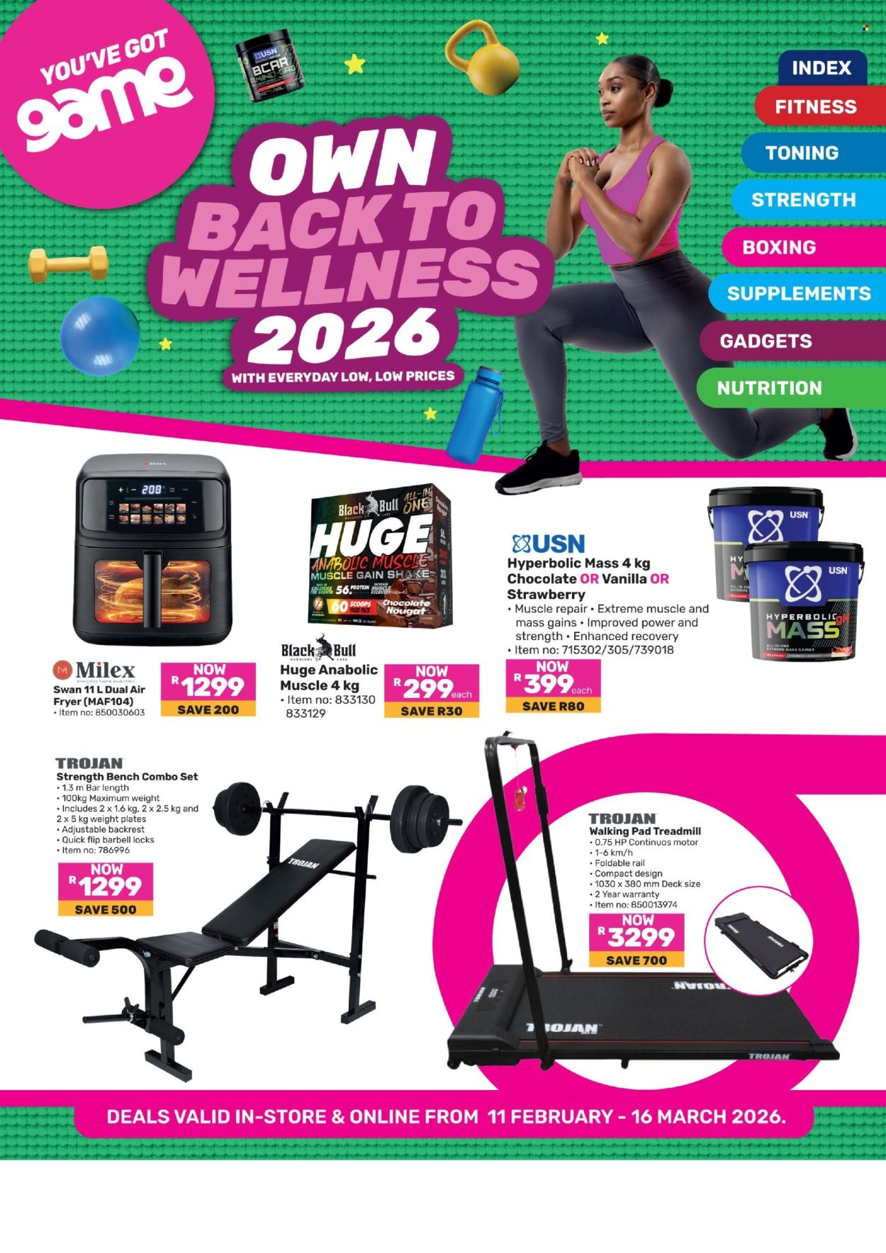 GAME specials - Back To Wellness (2026-02-11 - 2026-03-16) | 1