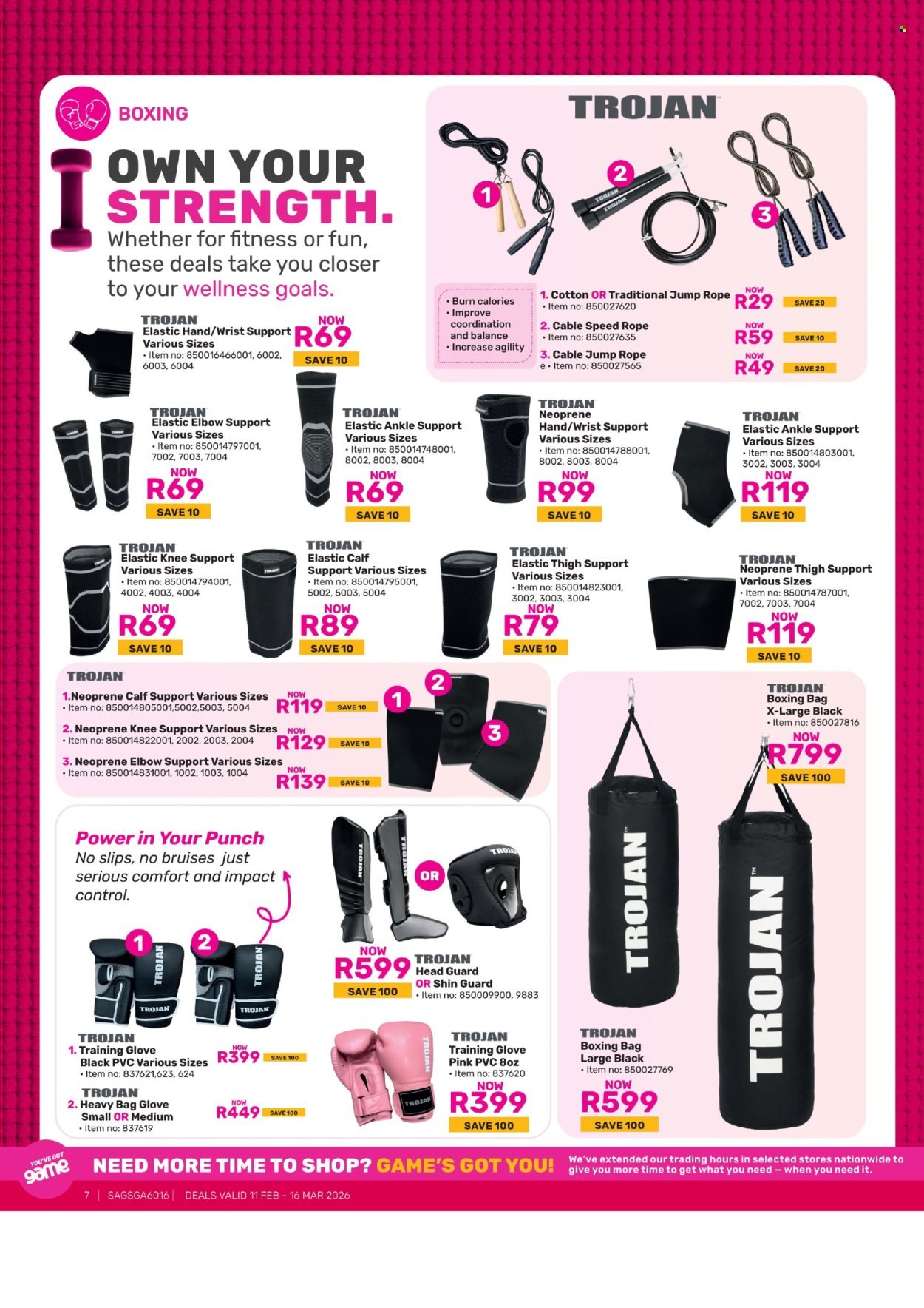 GAME specials - Back To Wellness (2026-02-11 - 2026-03-16) | 7