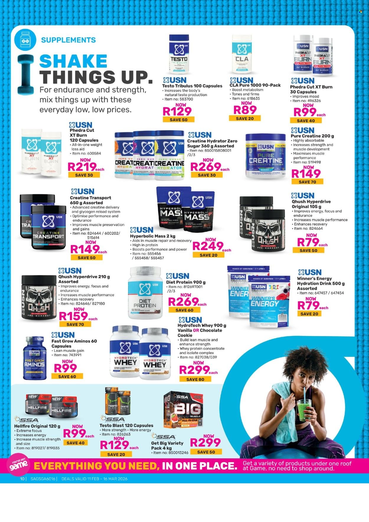 GAME specials - Back To Wellness (2026-02-11 - 2026-03-16) | 10