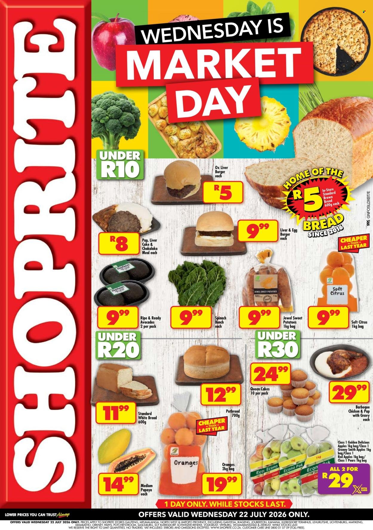 SHOPRITE specials - Market Day Deals
