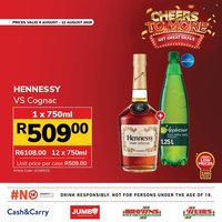 JUMBO CASH & CARRY specials - From Thursday 6 Aug 2026