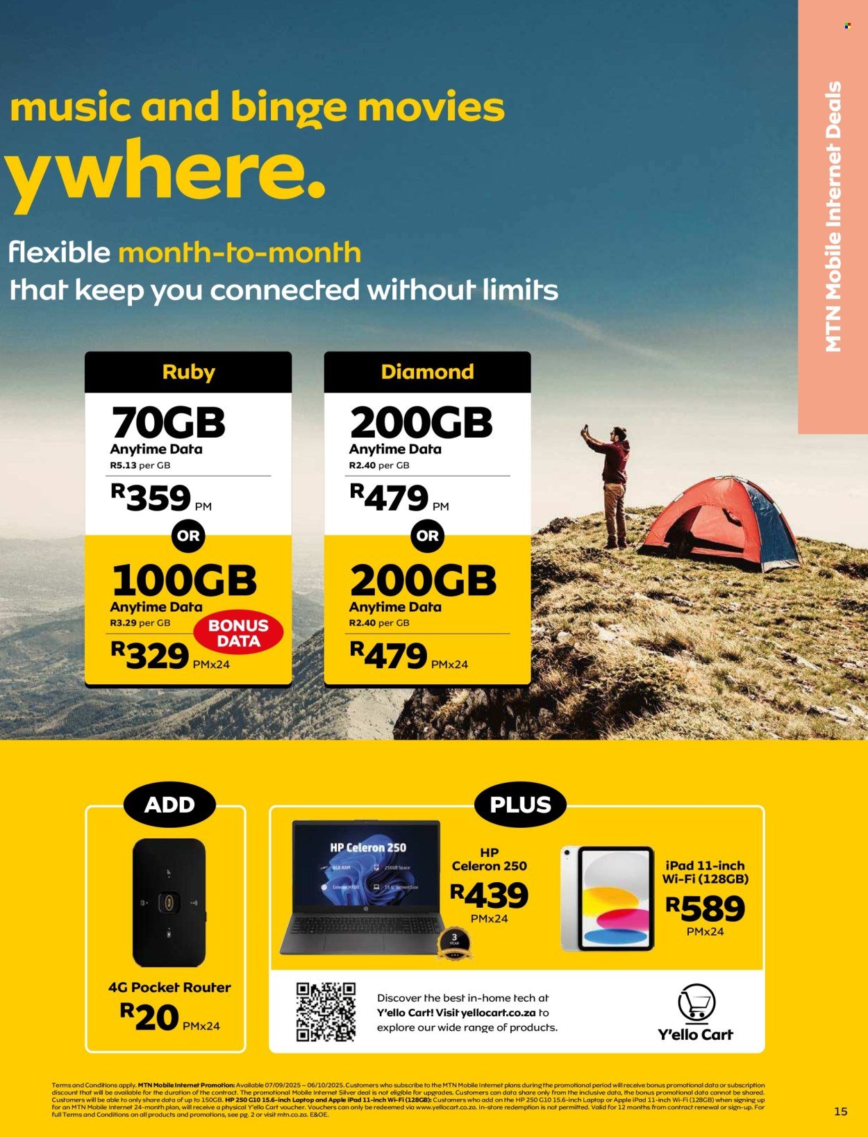 MTN specials - From Sunday 7 Sept 2025 (2025-09-07 - 2025-10-06) | 15