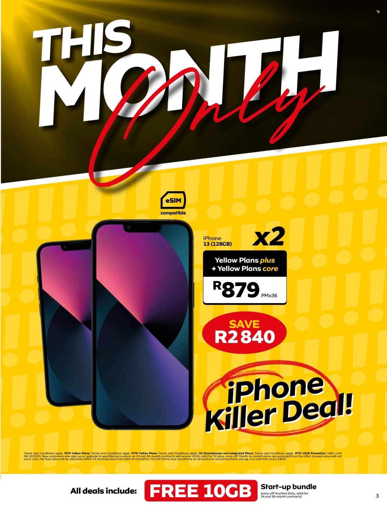 MTN specials - From Sunday 7 Sept 2025 (2025-09-07 - 2025-10-06) | 3