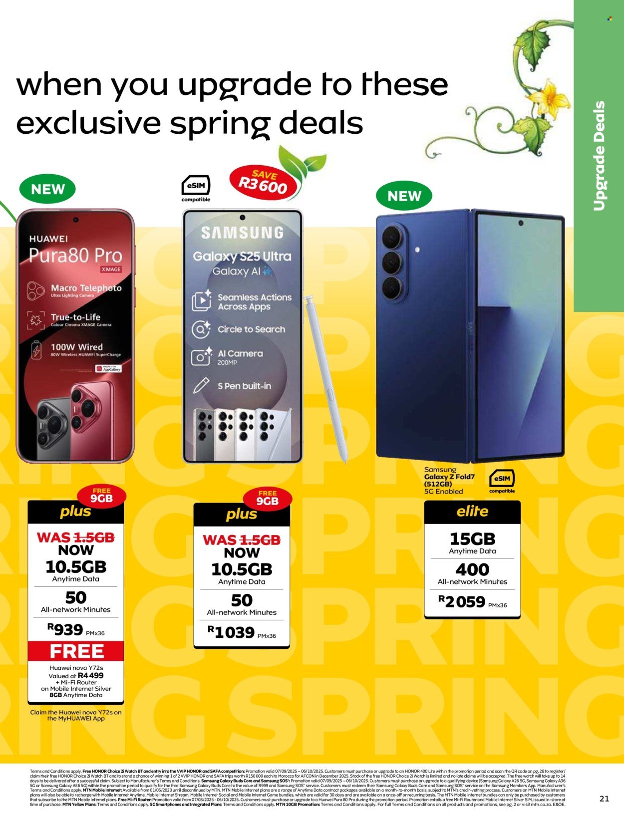 MTN specials - From Sunday 7 Sept 2025 (2025-09-07 - 2025-10-06) | 21