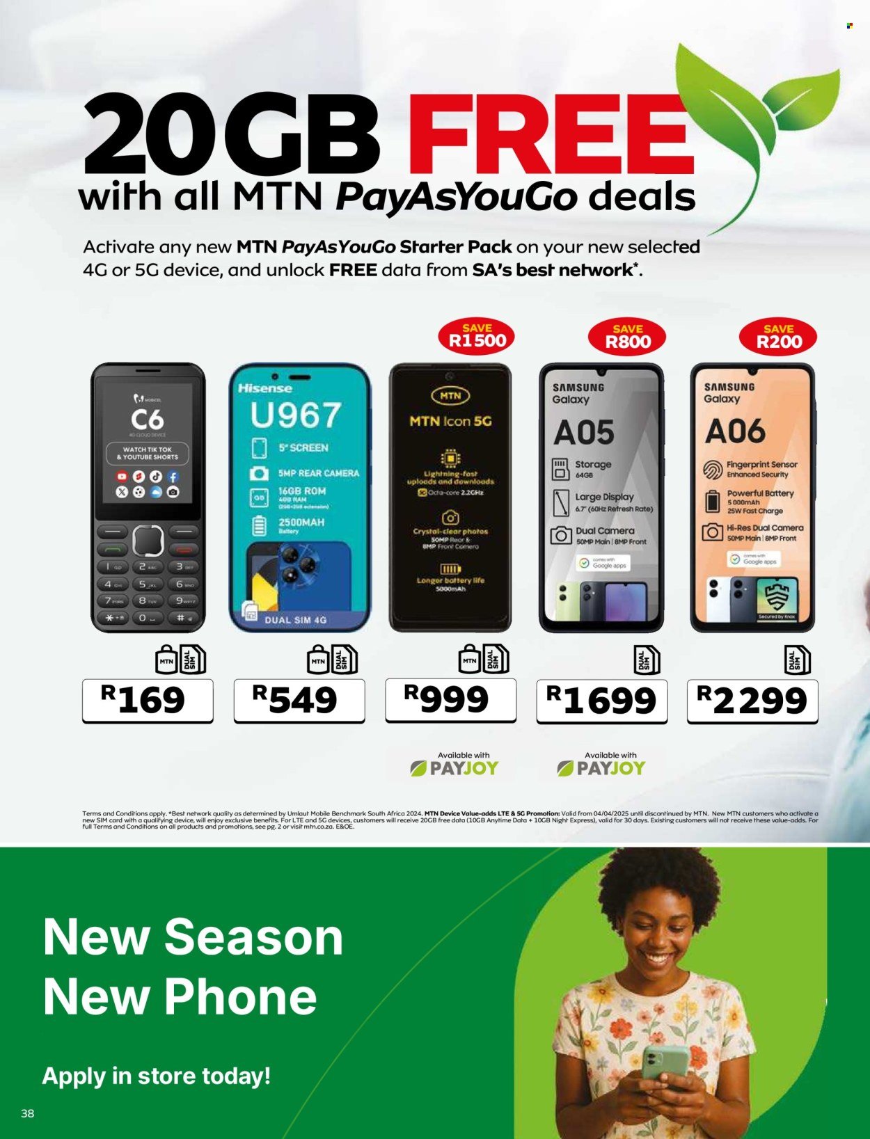 MTN specials - From Sunday 7 Sept 2025 (2025-09-07 - 2025-10-06) | 38