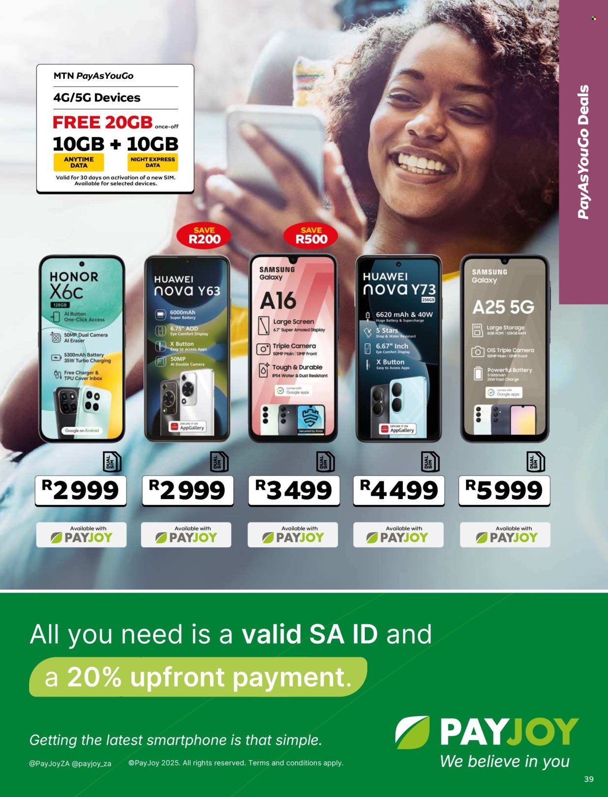 MTN specials - From Sunday 7 Sept 2025 (2025-09-07 - 2025-10-06) | 39