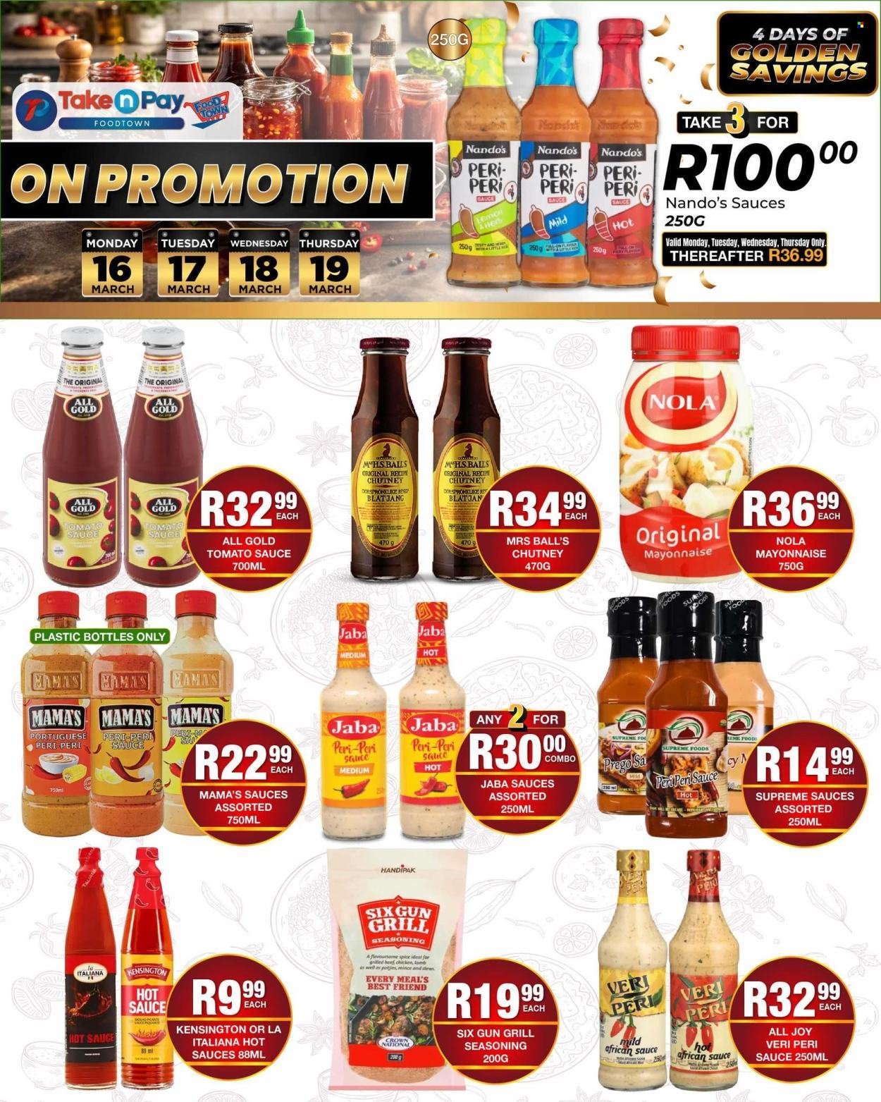 TAKE N PAY specials - From Monday 16 Mar 2026 (2026-03-16 - 2026-03-19) | 7