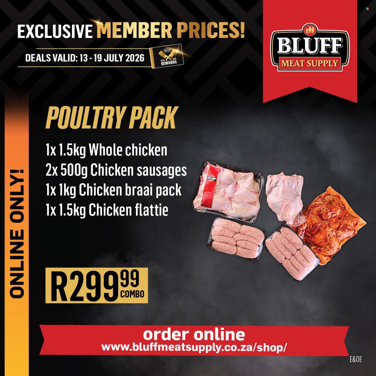 BLUFF MEAT SUPPLY specials - From Monday 13 Jul 2026