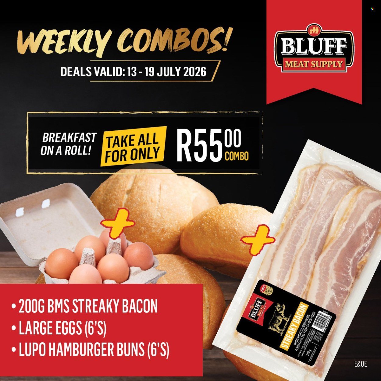 BLUFF MEAT SUPPLY specials - From Monday 13 Jul 2026