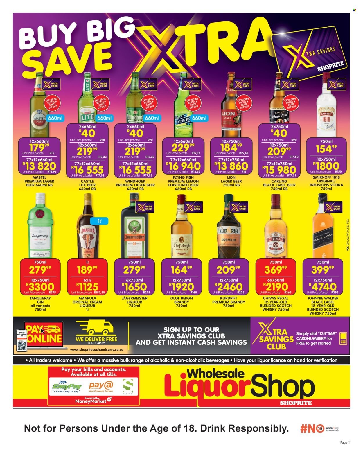 SHOPRITE specials - Wholesale LiquorShop Deals Selected Stores (2025-10-20 - 2025-11-02) | 1