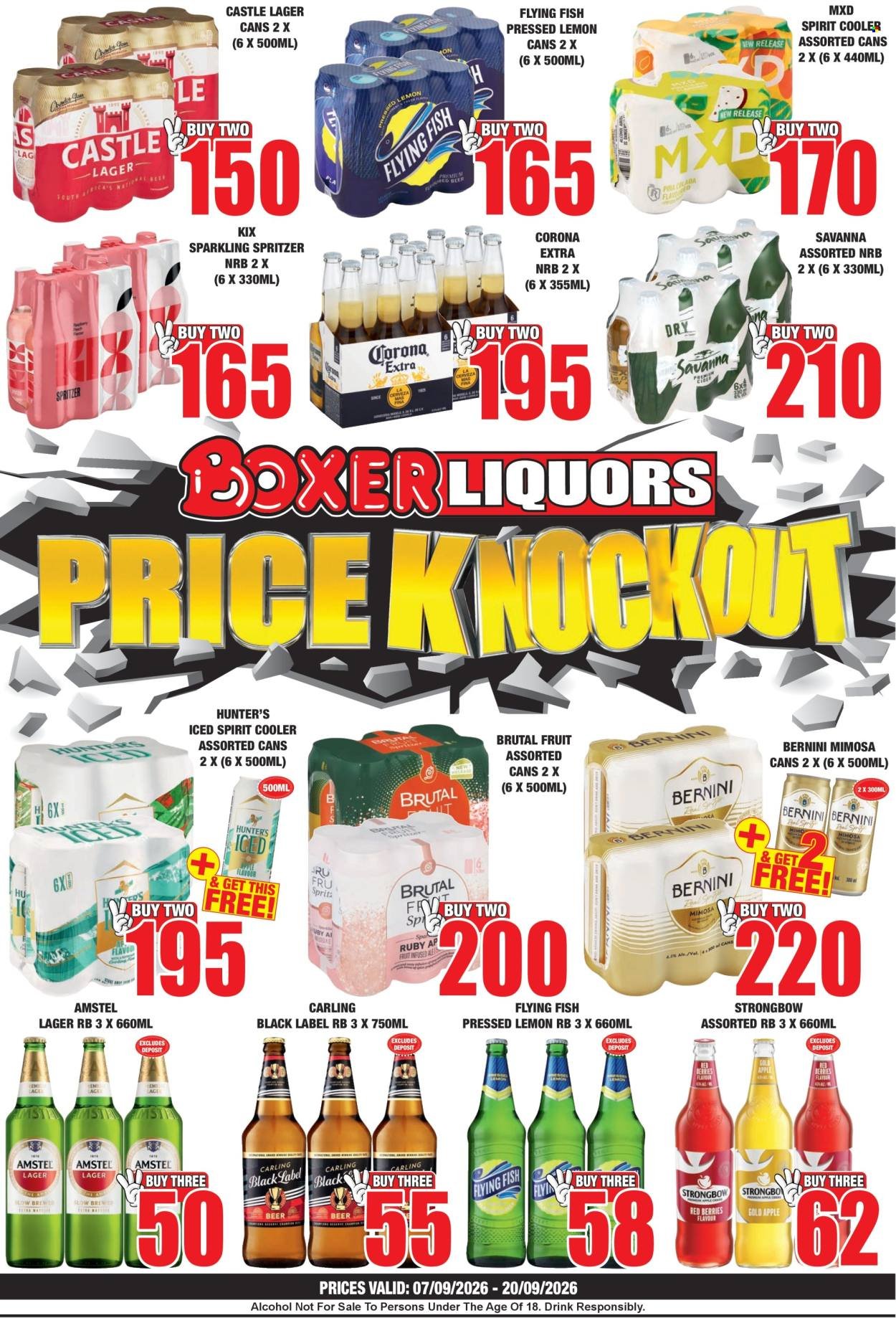 BOXER specials - Price Knockout Liquor