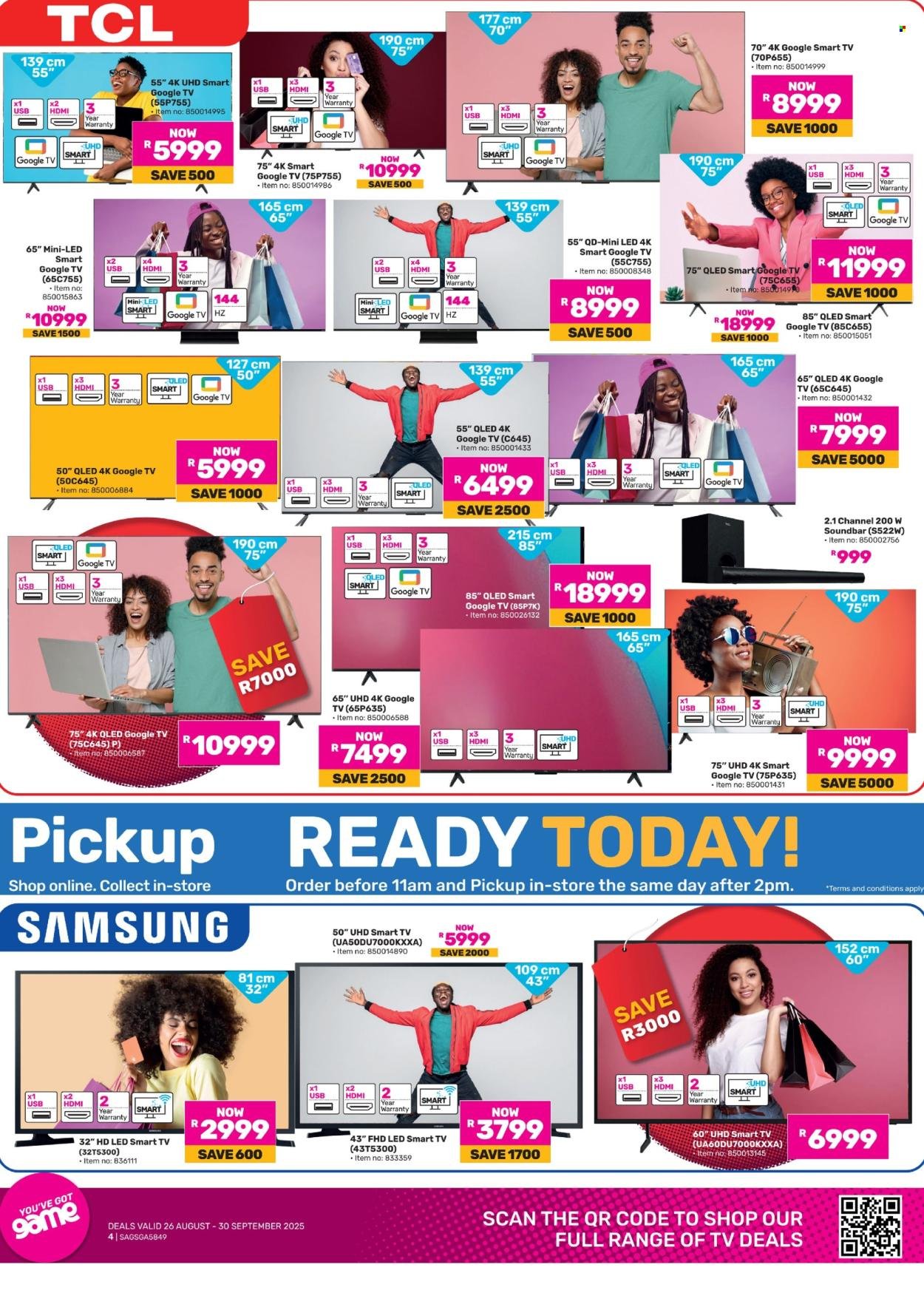 GAME specials - End Of Season Clearance (2025-08-26 - 2025-09-30) | 4