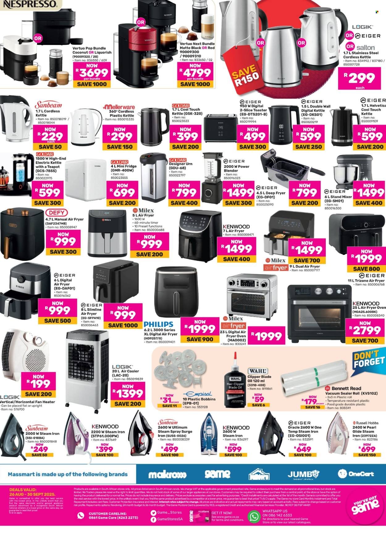 GAME specials - End Of Season Clearance (2025-08-26 - 2025-09-30) | 9