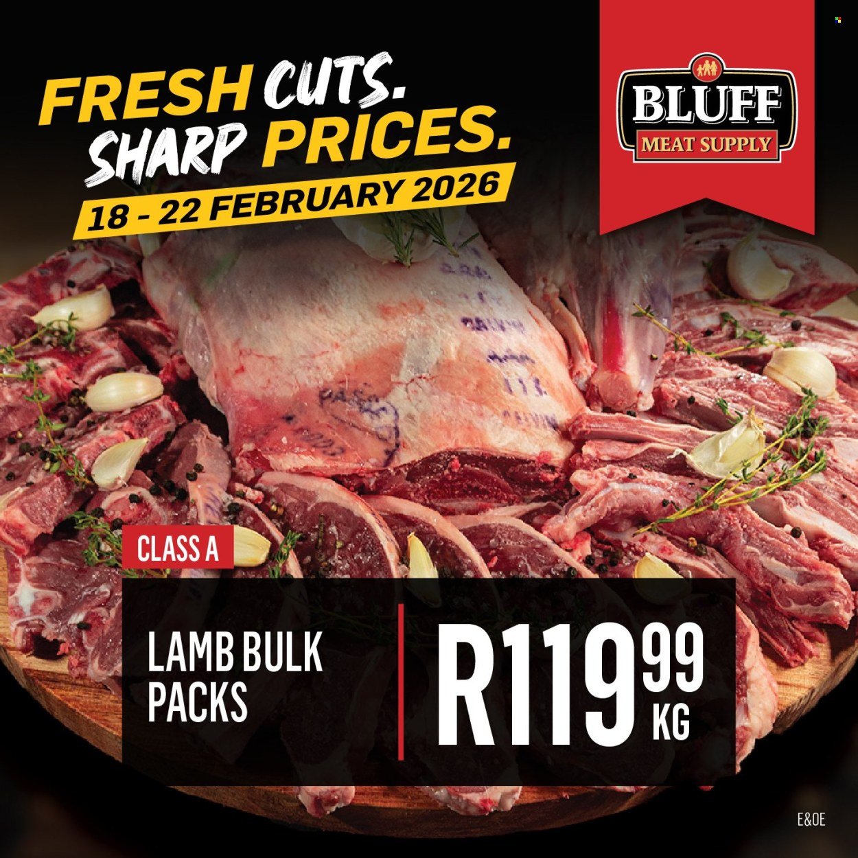 BLUFF MEAT SUPPLY specials - From Wednesday 18 Feb 2026 (2026-02-18 - 2026-02-22) | 2