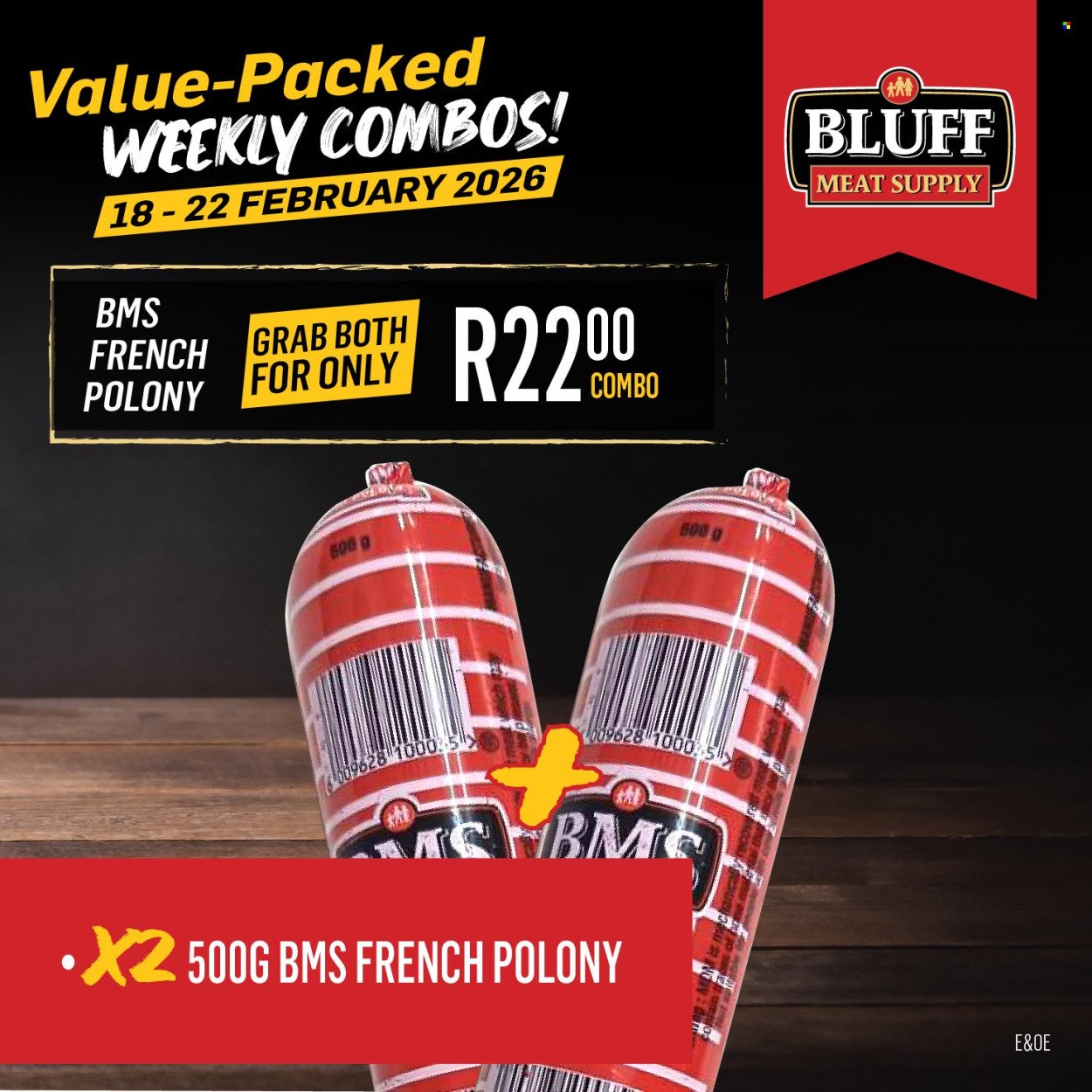 BLUFF MEAT SUPPLY specials - From Wednesday 18 Feb 2026 (2026-02-18 - 2026-02-22) | 11