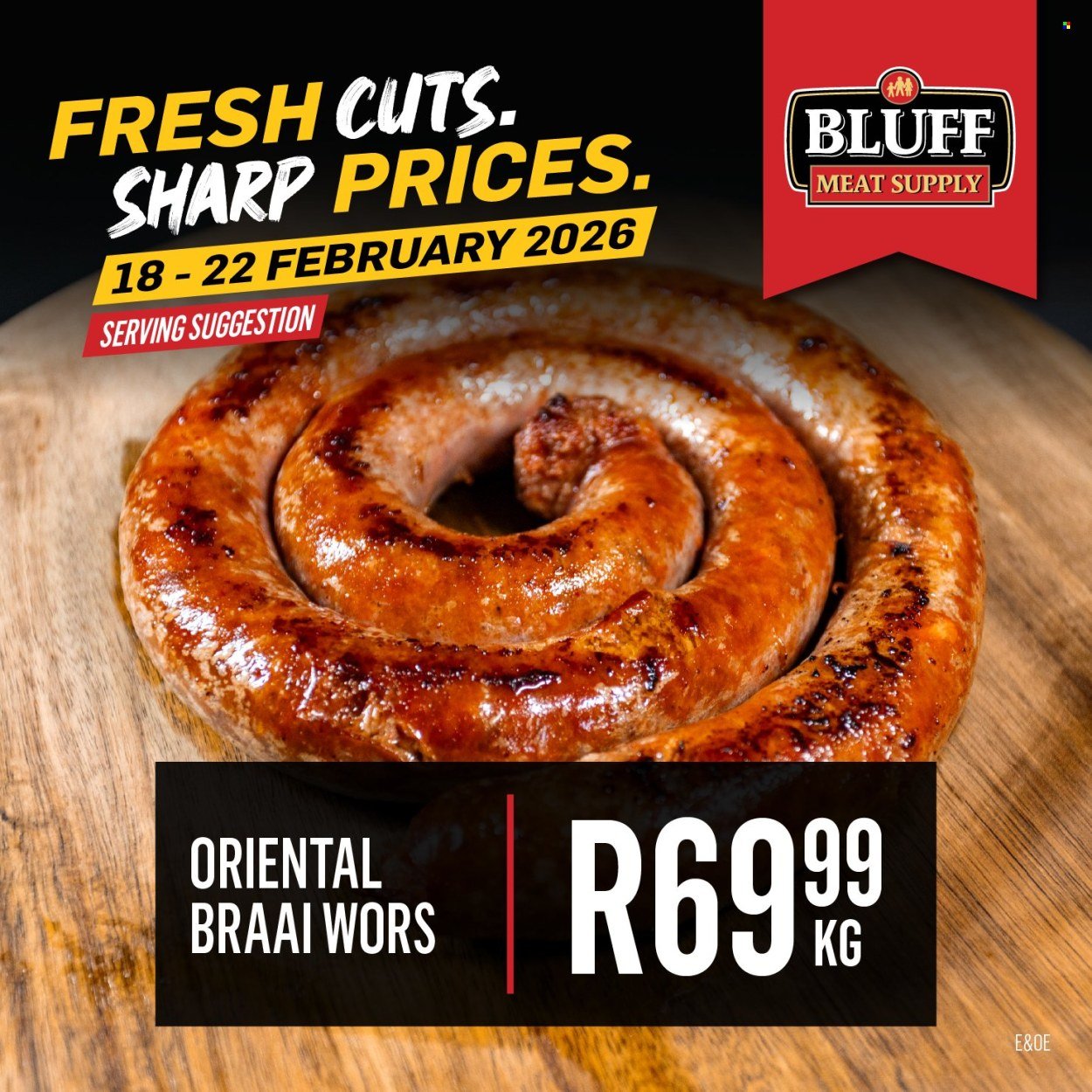 BLUFF MEAT SUPPLY specials - From Wednesday 18 Feb 2026 (2026-02-18 - 2026-02-22) | 7