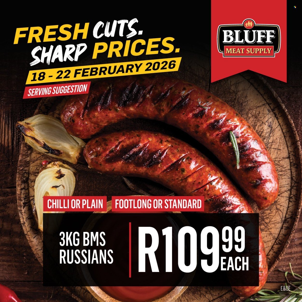 BLUFF MEAT SUPPLY specials - From Wednesday 18 Feb 2026 (2026-02-18 - 2026-02-22) | 8
