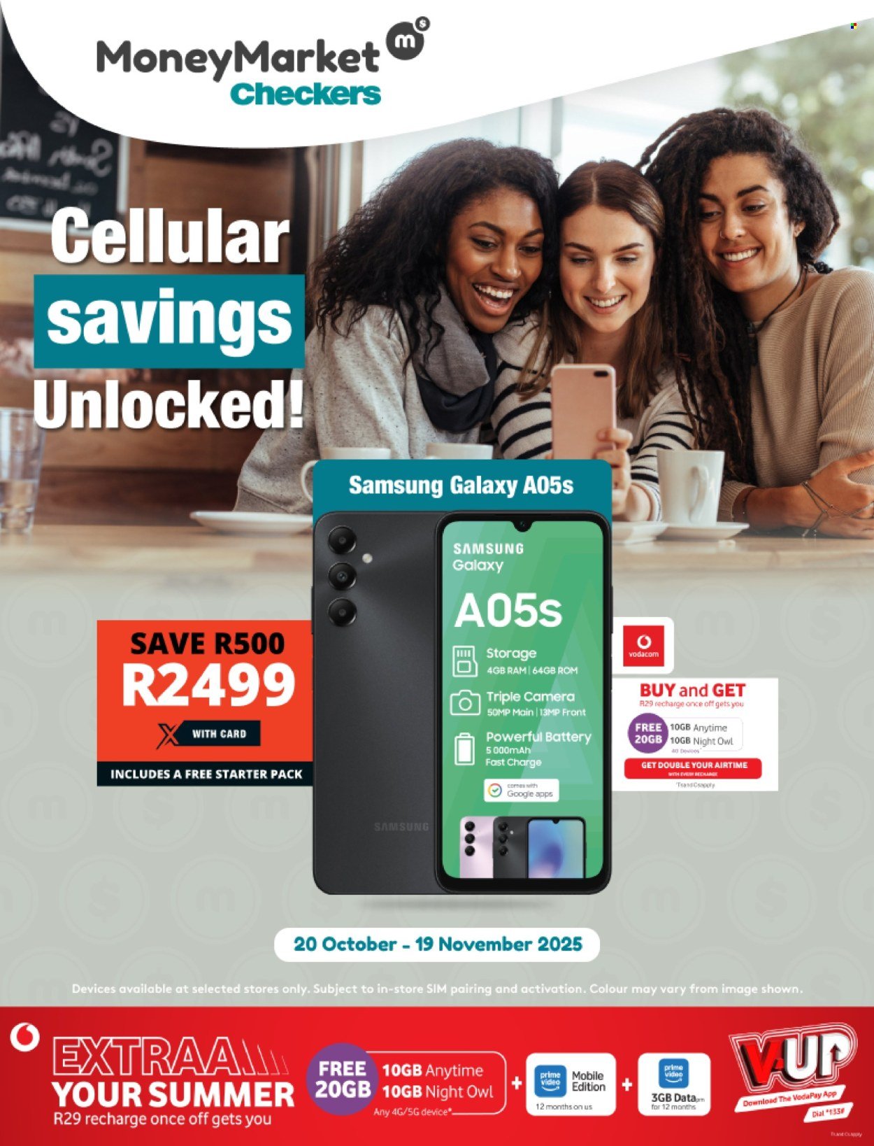 CHECKERS specials - Money Market October Month-End Promotion (2025-10-20 - 2025-11-19) | 1