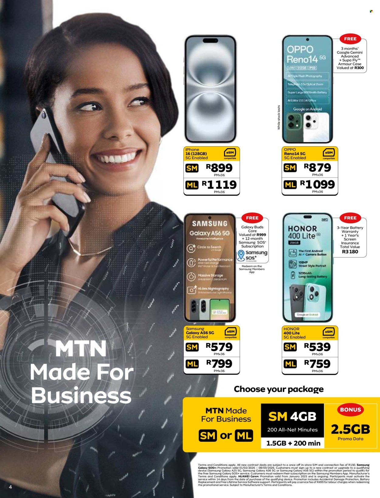 MTN specials - From Sunday 1 Feb 2026 (2026-02-01 - 2026-03-08) | 4