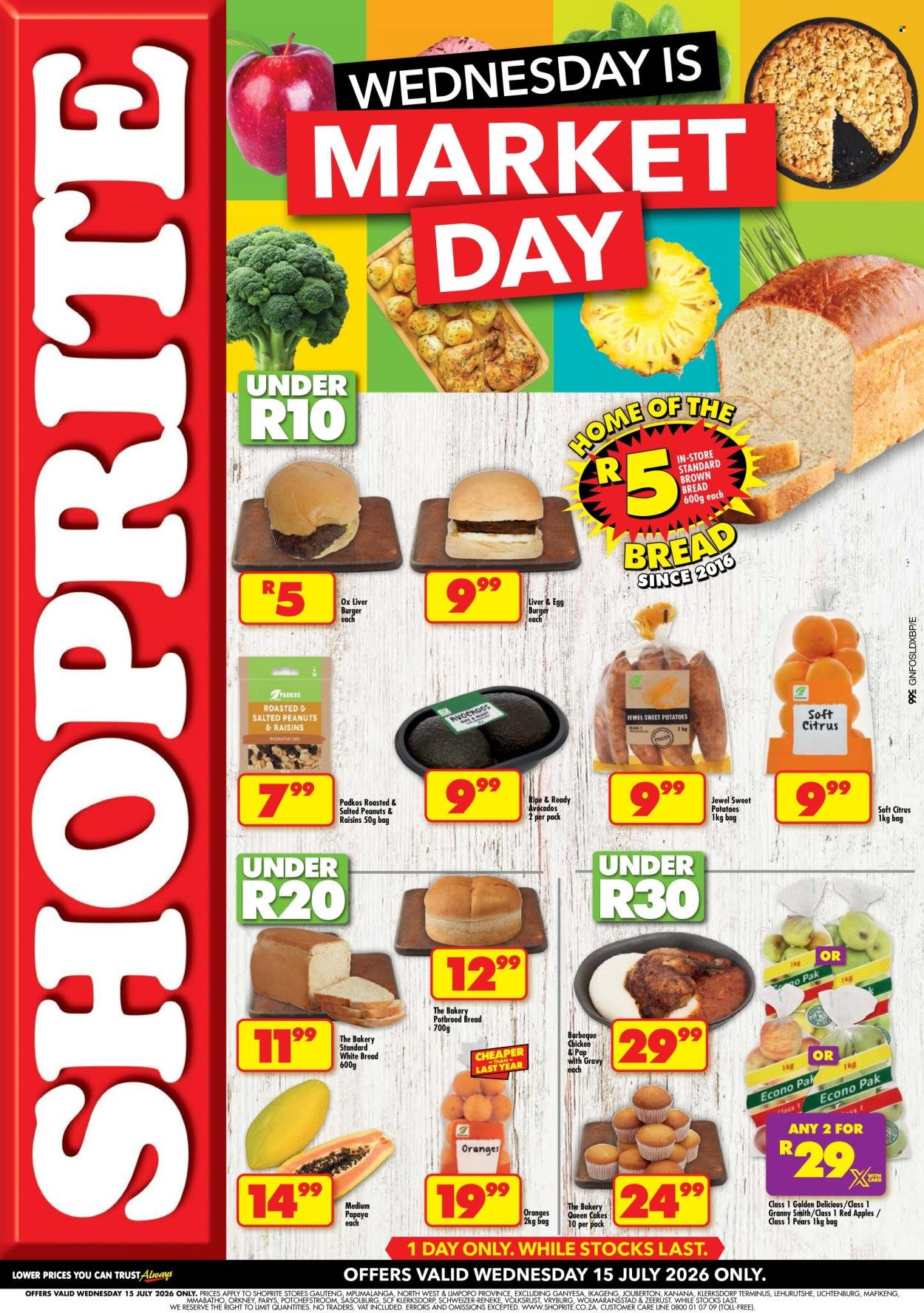 SHOPRITE specials - Market Day Deals