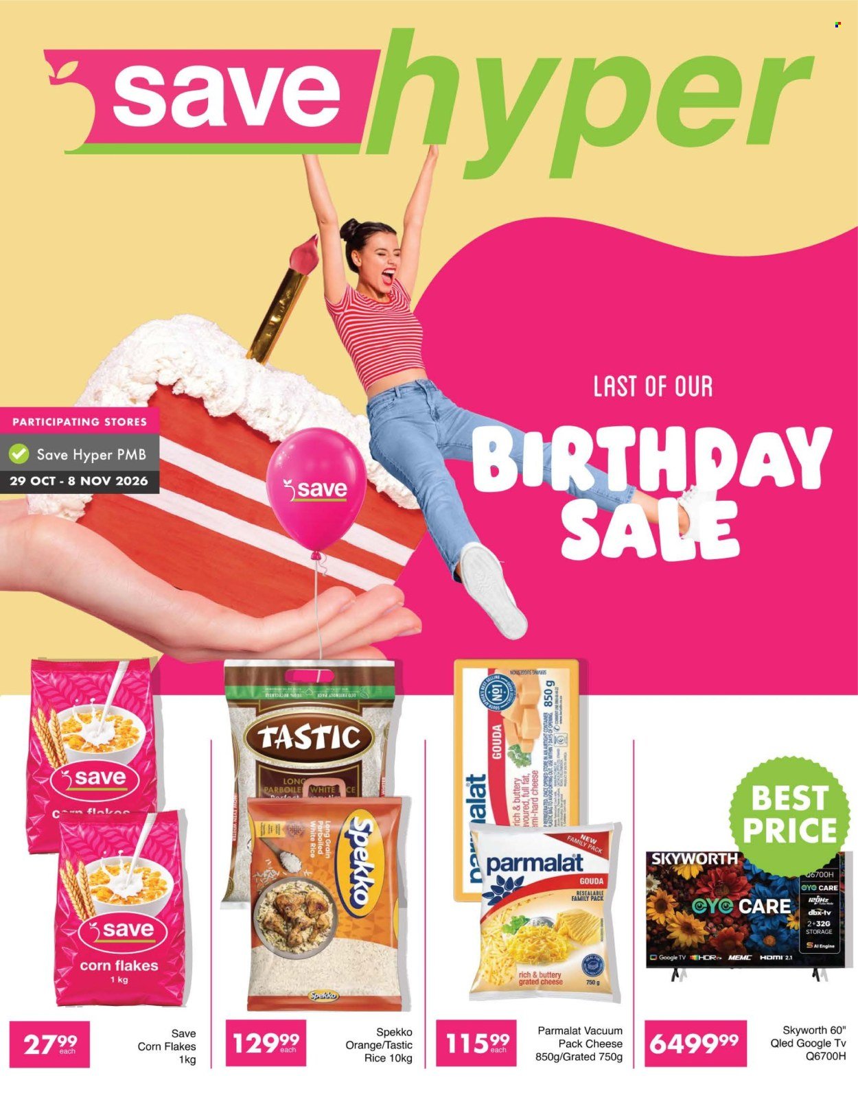 SAVE specials - From Thursday 29 Oct 2026