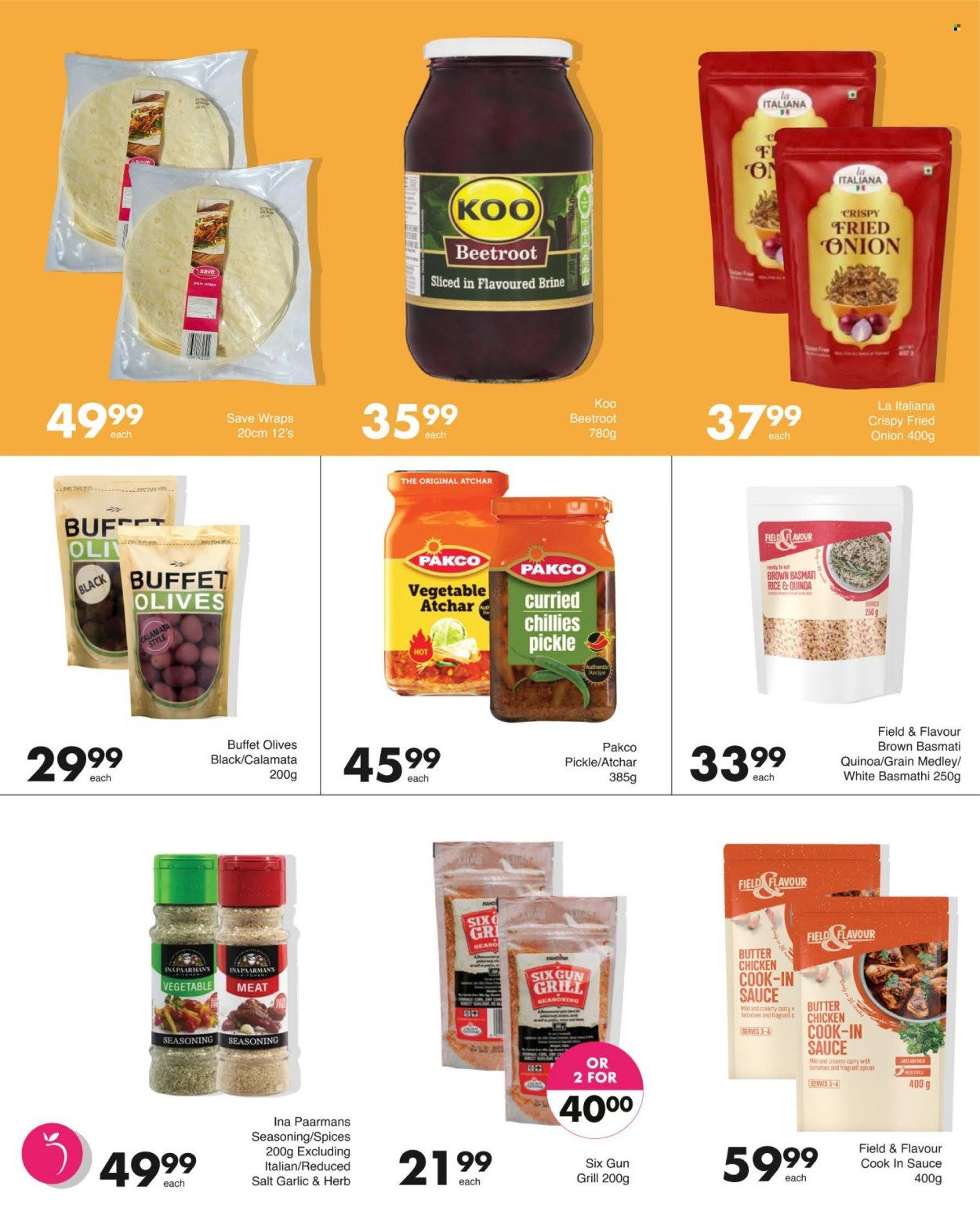 SAVE specials - From Thursday 29 Oct 2026