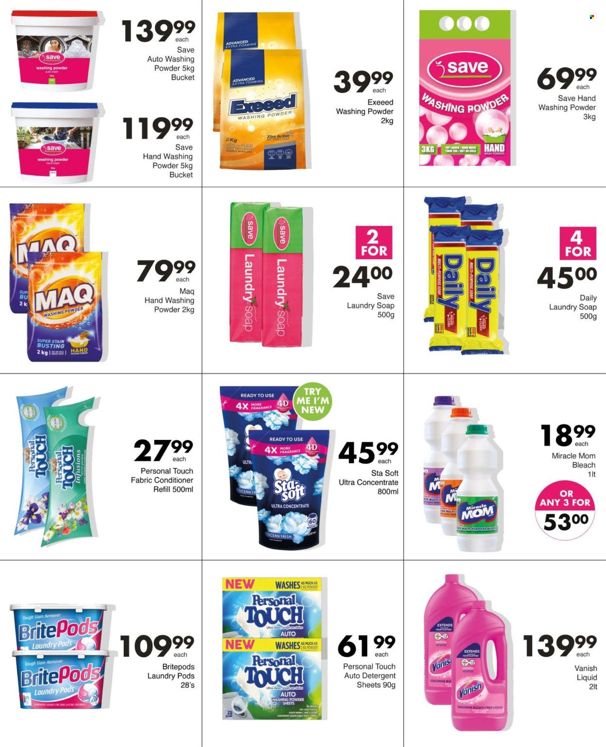 SAVE specials - From Thursday 29 Oct 2026