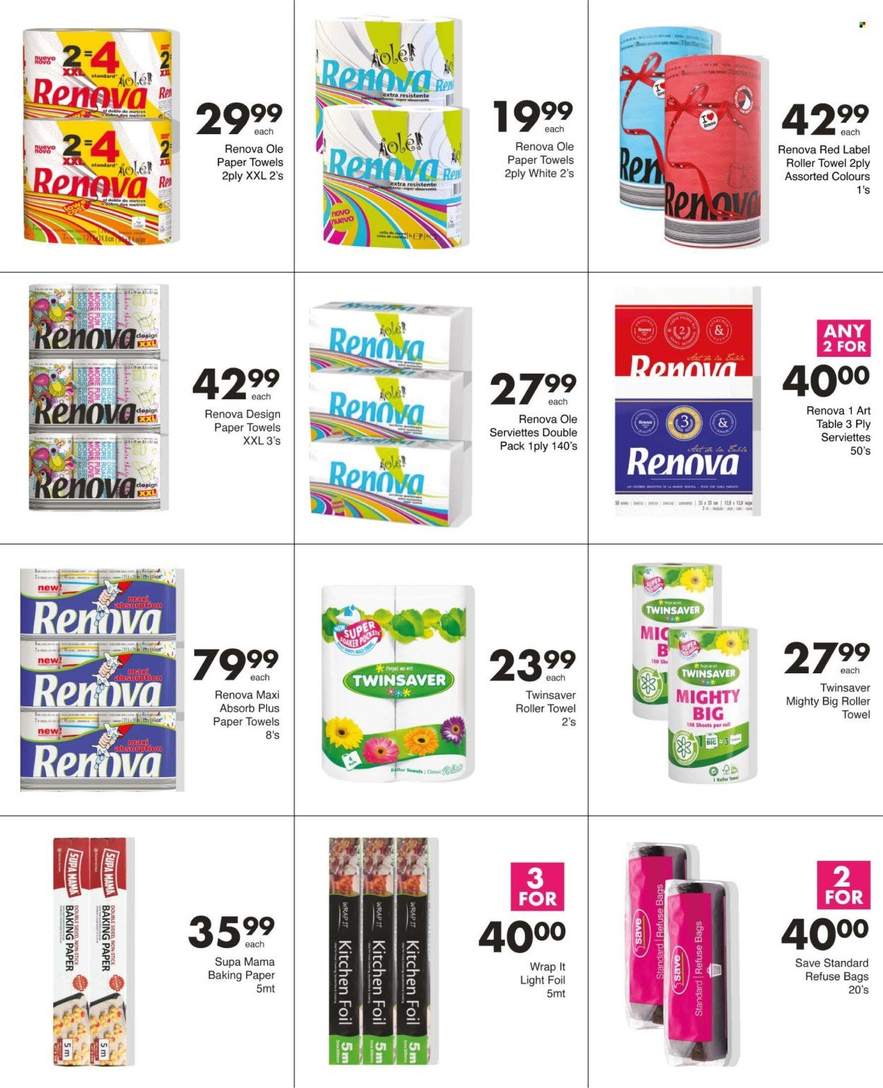 SAVE specials - From Thursday 29 Oct 2026