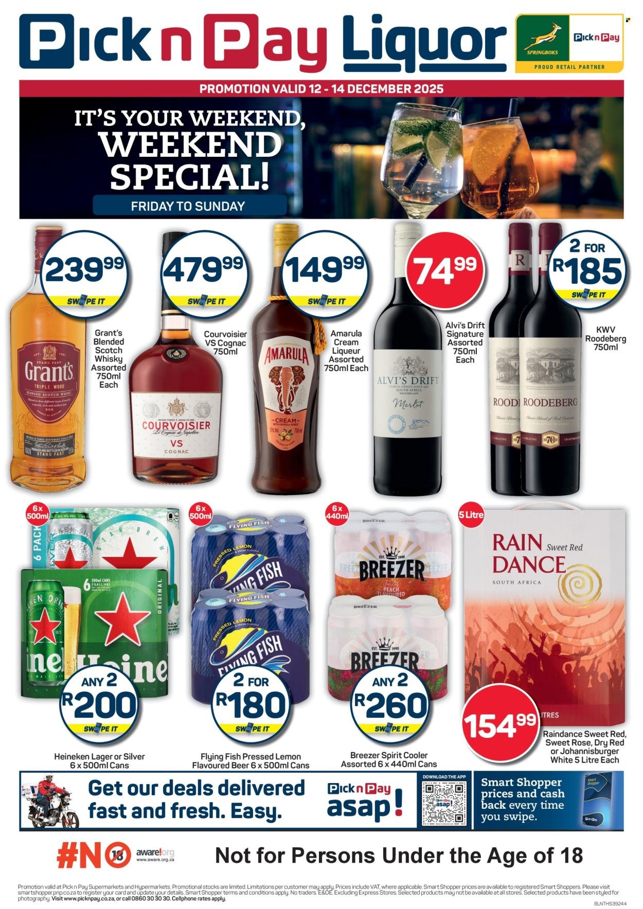 PICK N PAY specials - Weekend Liquor Specials (2025-12-12 - 2025-12-14) | 1