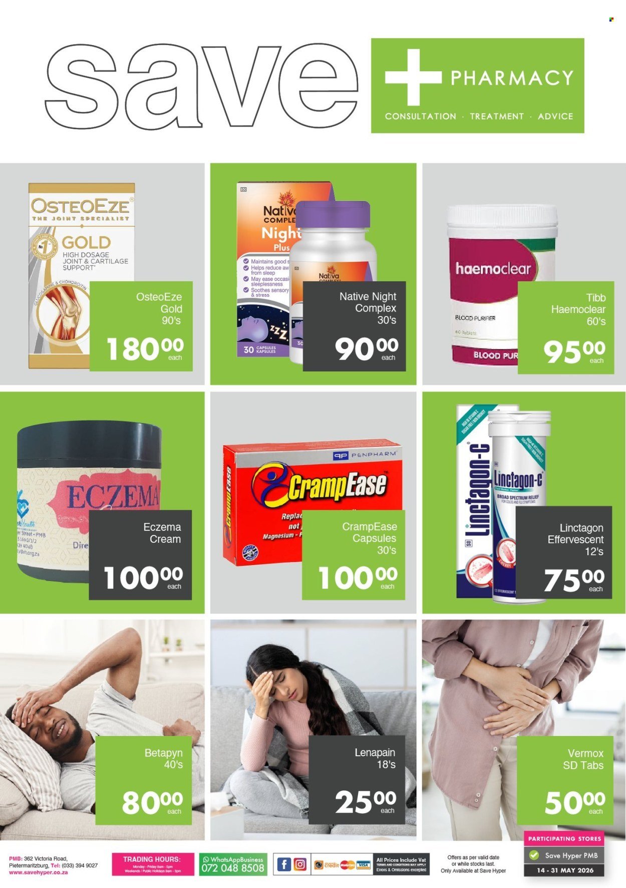 SAVE specials - From Thursday 14 May 2026