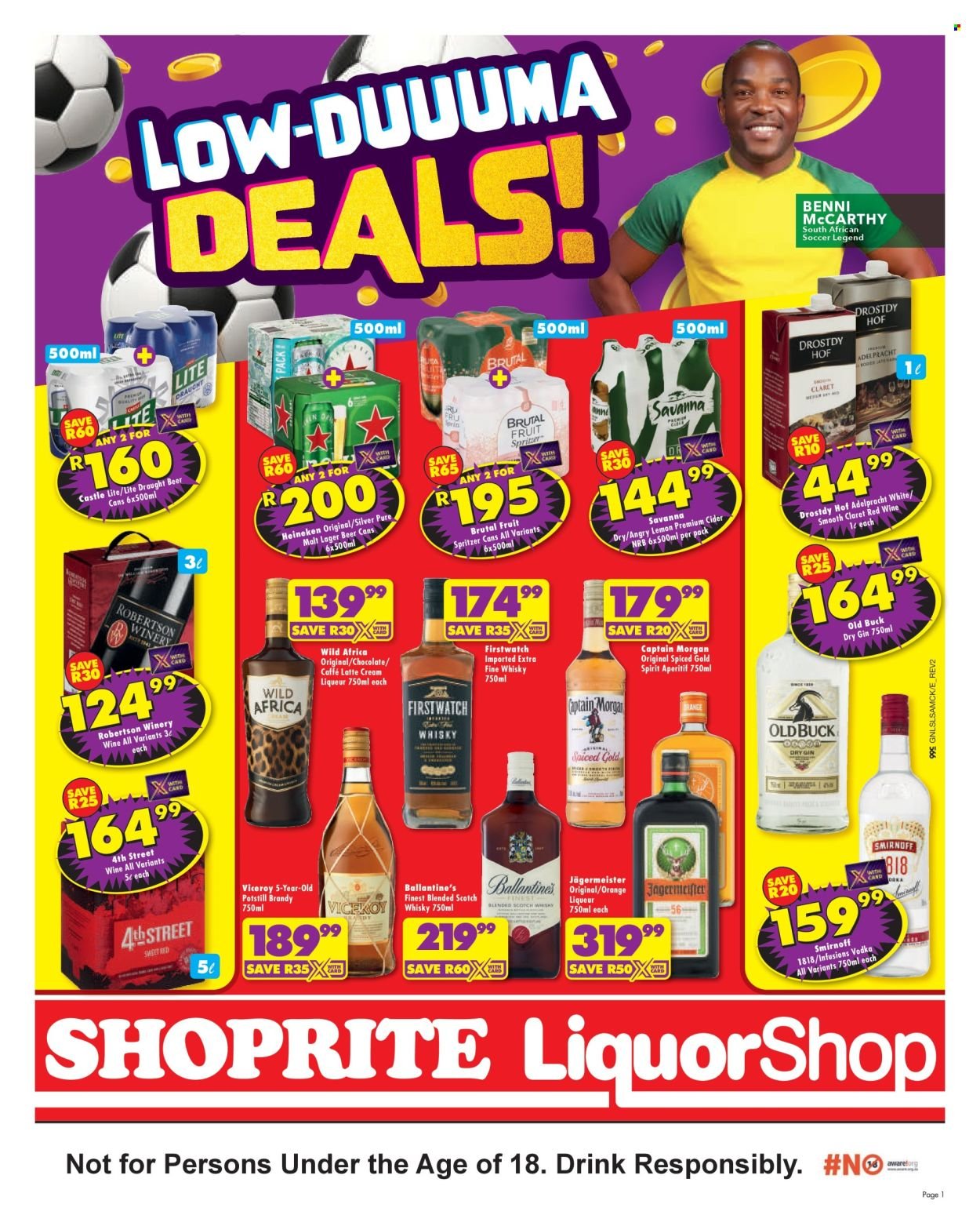 SHOPRITE specials - LiquorShop Low Price Lowduuuma Gauteng