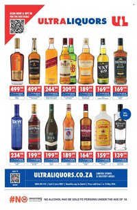ULTRA LIQUORS specials - From Friday 1 May 2026 (2026-05-01 - 2026-05-15)