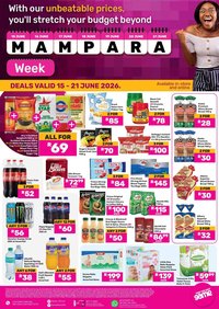 GAME specials - Mampara Week