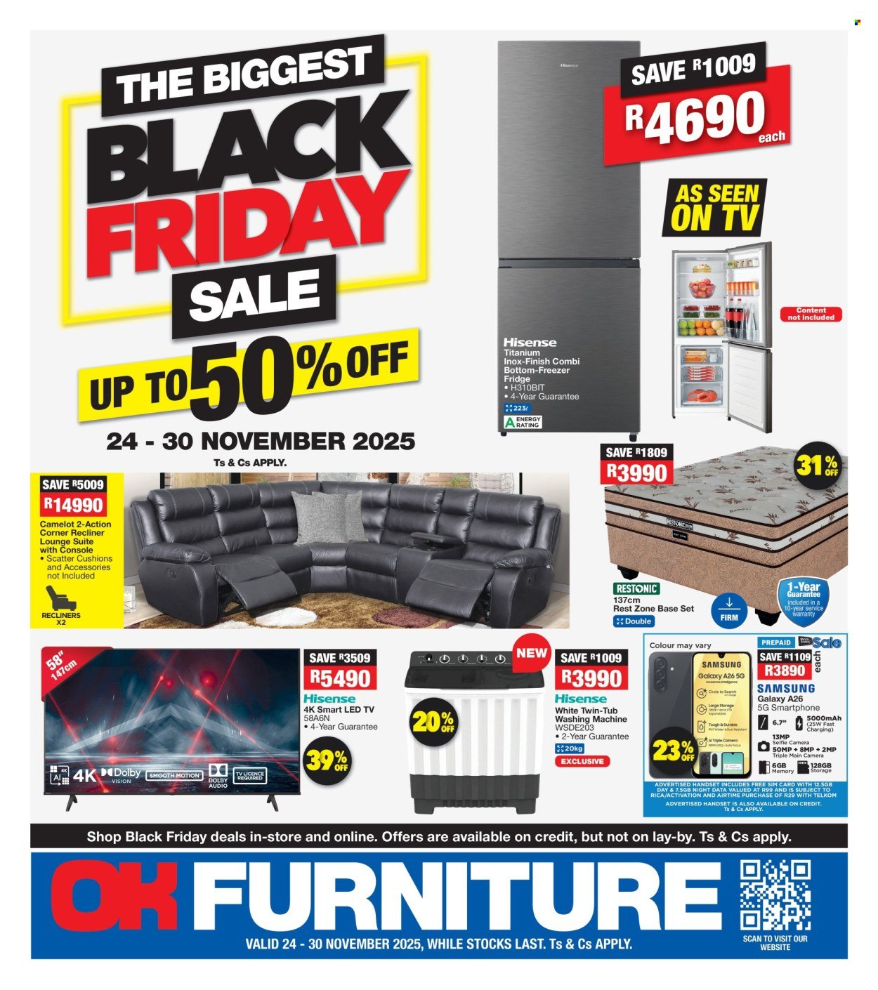 OK FURNITURE specials - From Monday 24 Nov 2025 (2025-11-24 - 2025-11-30) | 1