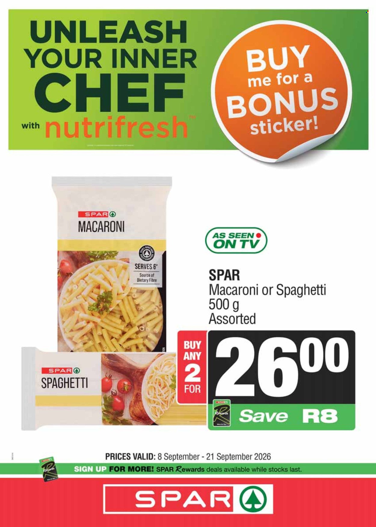 SPAR specials - National Specials