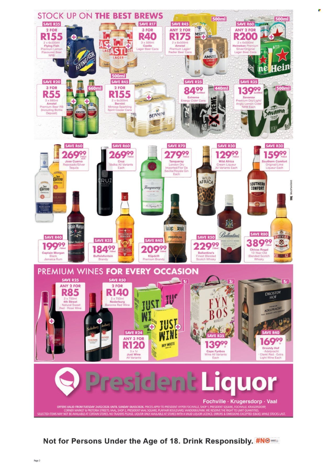 PRESIDENT HYPER specials - Liquor Specials (2026-02-24 - 2026-03-08) | 2