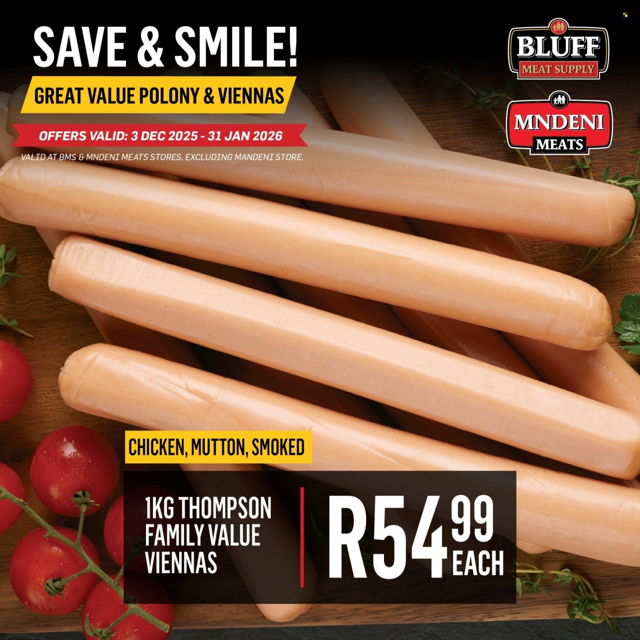 BLUFF MEAT SUPPLY specials - From Wednesday 3 Dec 2025 (2025-12-03 - 2026-01-31) | 5