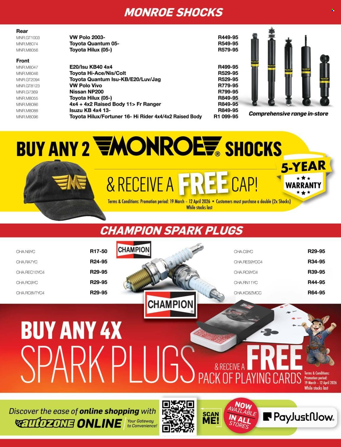 AUTOZONE specials - Easter (2026-03-19 - 2026-04-12) | 29