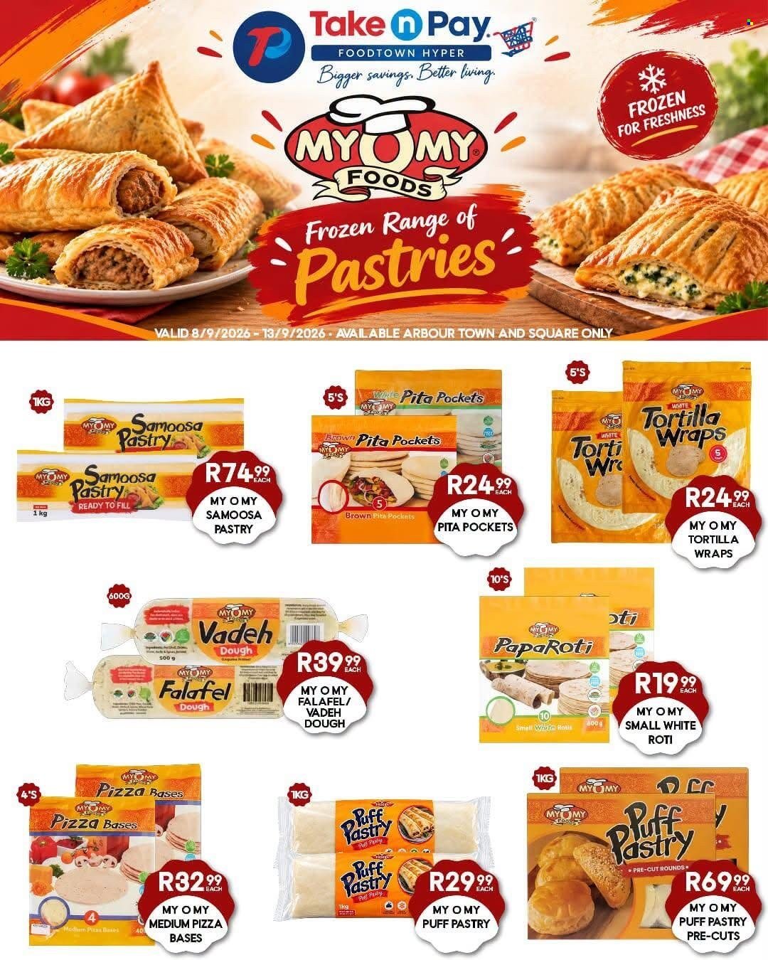TAKE N PAY specials - From Tuesday 8 Sept 2026