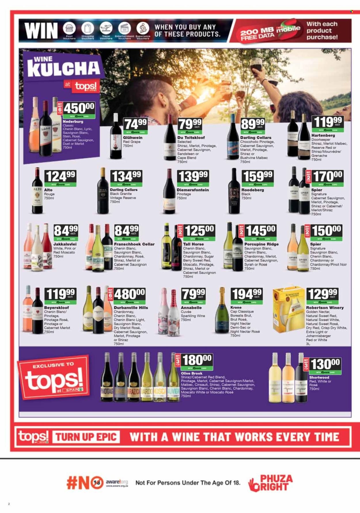 TOPS AT SPAR specials - Macys Specials