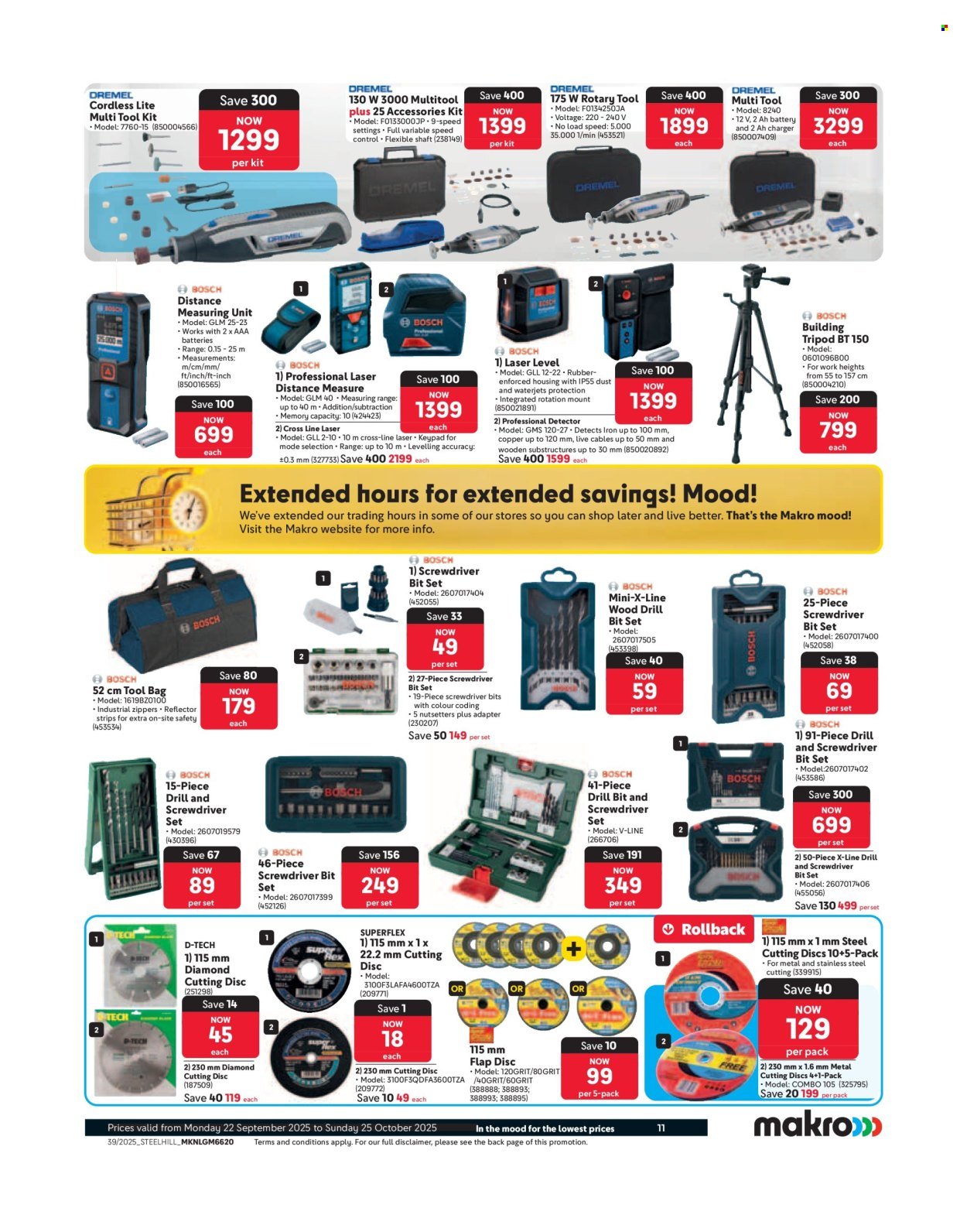 MAKRO specials - From Monday 22 Sept 2025 (2025-09-22 - 2025-10-25) | 11