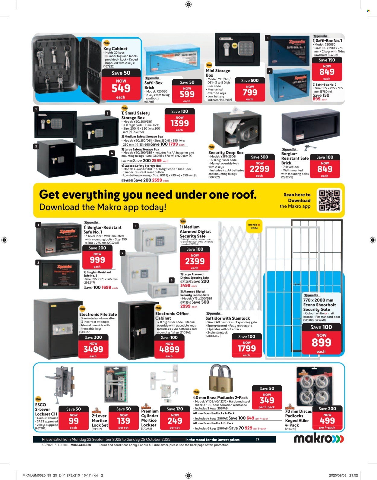 MAKRO specials - From Monday 22 Sept 2025 (2025-09-22 - 2025-10-25) | 17