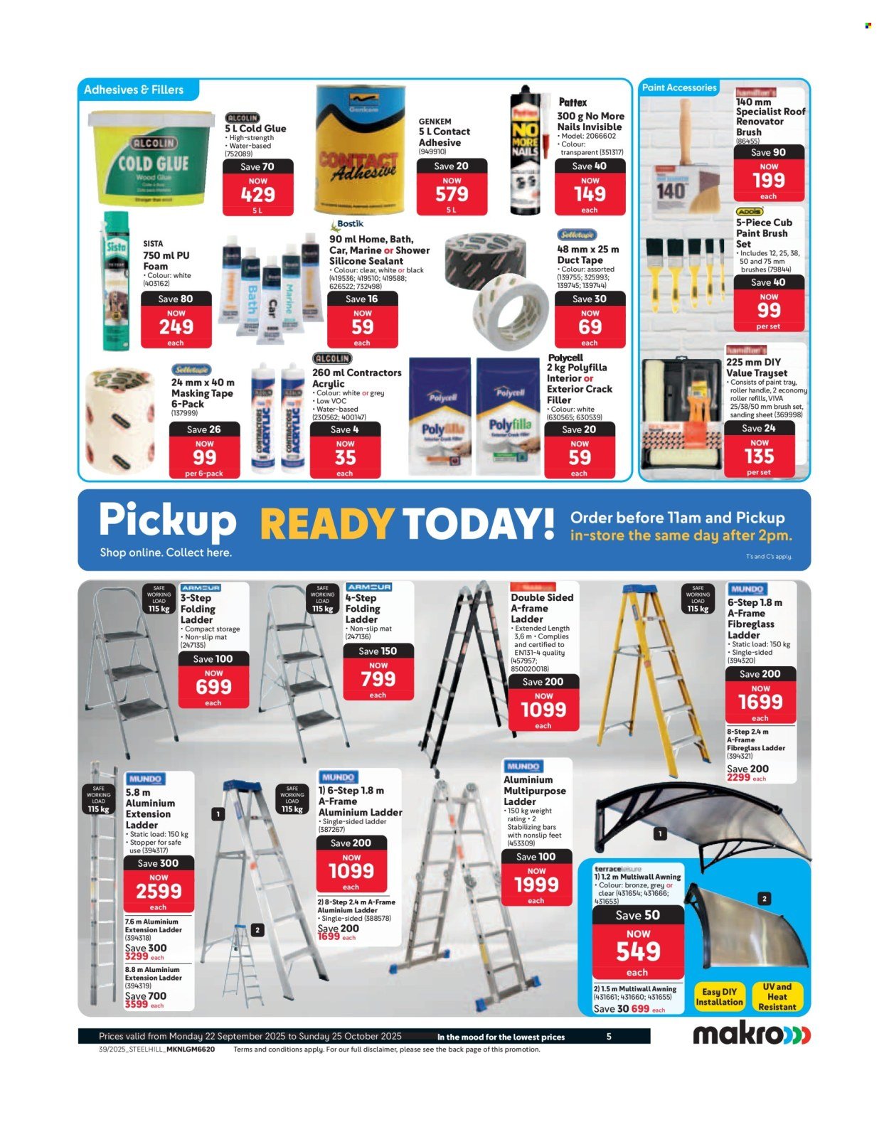 MAKRO specials - From Monday 22 Sept 2025 (2025-09-22 - 2025-10-25) | 5